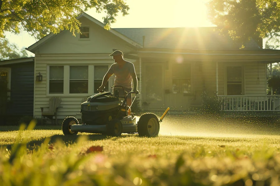 best rated battery mower